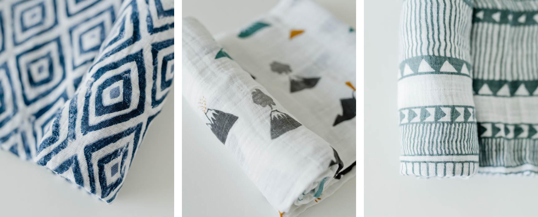 bold patterned swaddle blankets sold in Canada